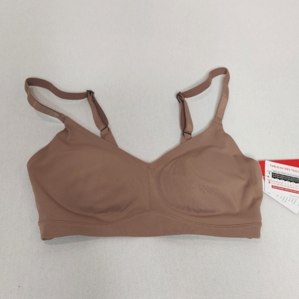 Spanx All in One Wireless Bra Size XS A-C Cafe Au Lait Tan Soft Cup New